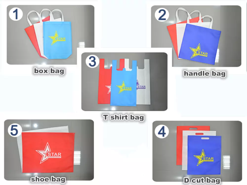 Non woven Bag Making Machinery / Automatic Non-woven Flat Bag /Nonwoven T shirt Bag Making Machine